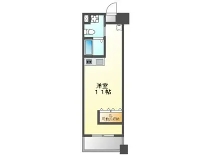 COSMO LIFE KATAYAMA コスモライフカタヤマ(ワンルーム/6階)の間取り写真