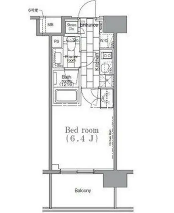 パークハビオ目黒リバーサイド 2階階 間取り