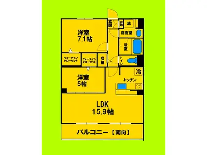 グレイス善(1SLDK/3階)の間取り写真