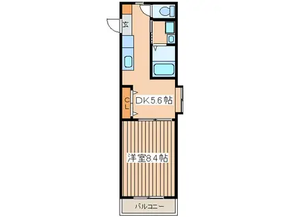 MYFAIR相模原(1DK/3階)の間取り写真