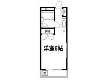 アイコート東長崎(ワンルーム/3階)の間取り写真