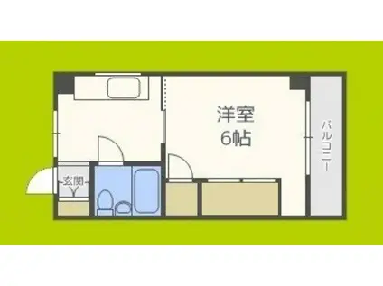 新瑞光ハイツ(1DK/3階)の間取り写真