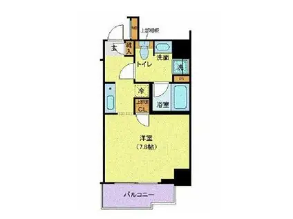 REFAYS-EXCLUSIVE(1K/2階)の間取り写真