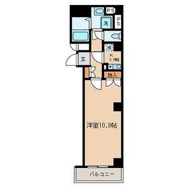 ステラ人形町(1K/7階)の間取り写真