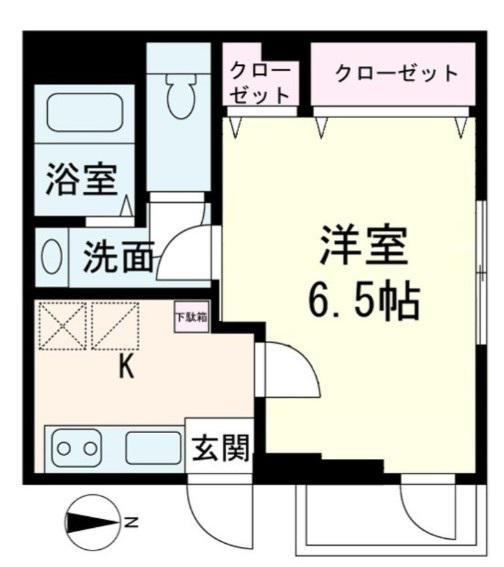日本文化倶楽部ミュージアム(1K/1階)の間取り写真
