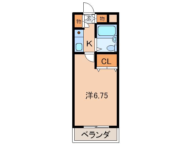 ステラハウス4-600(1K/1階)の間取り写真