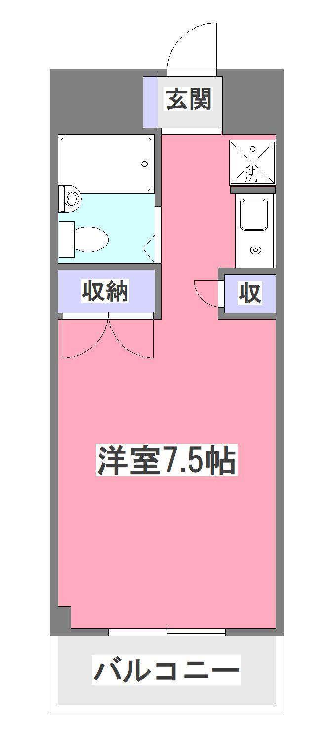リエス清瀬(1K/2階)の間取り写真