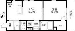 フォレストメゾン雪が谷(1LDK/3階)の間取り写真