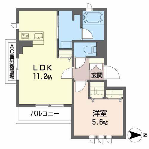 スターヒルズIII(1LDK/2階)の間取り写真