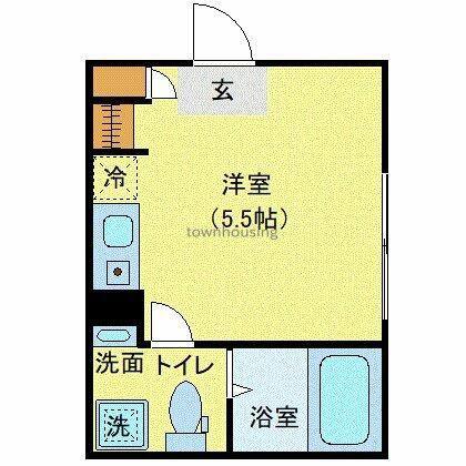 EPICER柴又(ワンルーム/3階)の間取り写真