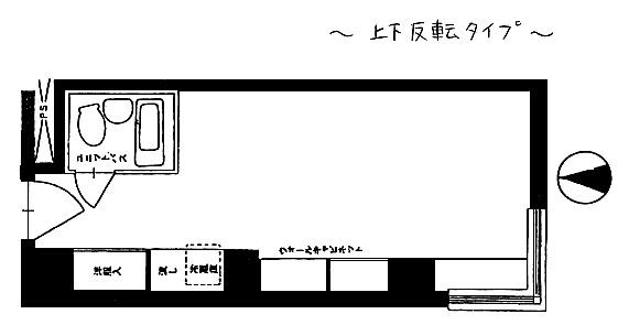 カサウィスタリア(ワンルーム/6階)の間取り写真
