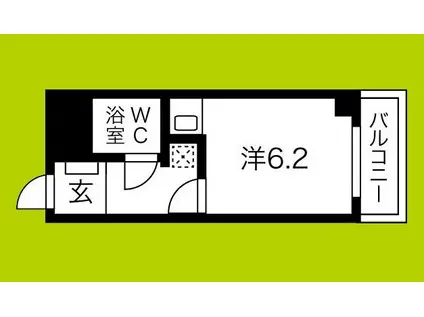 ライオンズマンション新大阪第3(ワンルーム/10階)の間取り写真