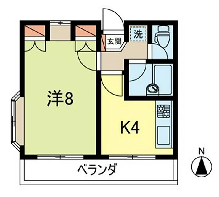 ドエル梅里 3階階 間取り
