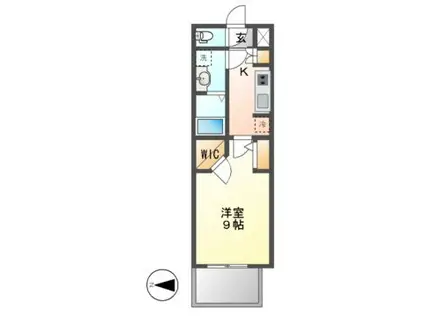 ラデュセール志賀本通II(1K/11階)の間取り写真