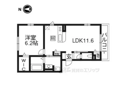 カノープス醍醐 1(1LDK/3階)の間取り写真