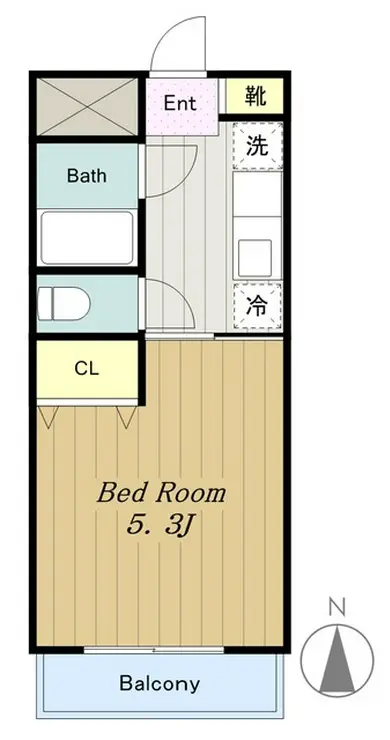 パルハイツ 2階階 間取り