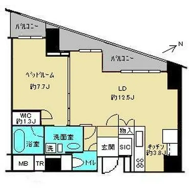 渋谷アインス 4階階 間取り
