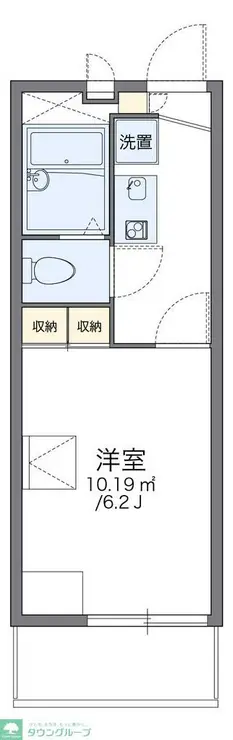 レオパレスKTII 3階階 間取り