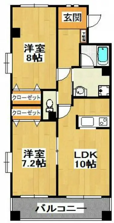 シャングリア丸太 2階階 間取り