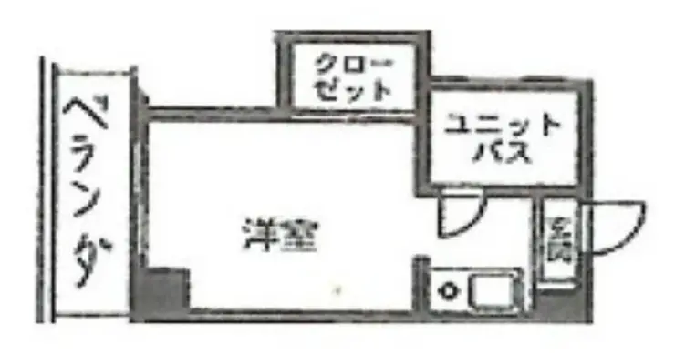 ドムス松宮B棟 1階階 間取り