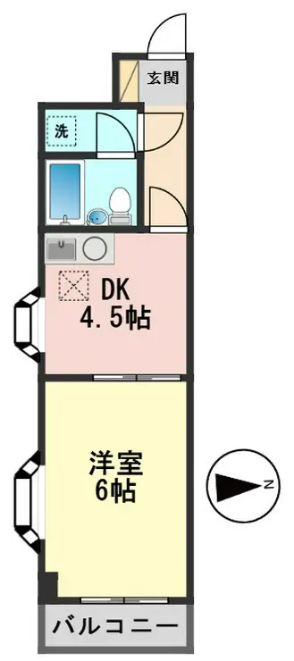 ライオンズマンション小岩第5 1階階 間取り