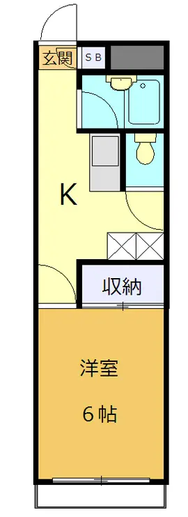 文蔵 ハイツ 3階階 間取り