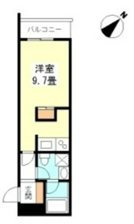 TKフラッツ渋谷 2階階 間取り