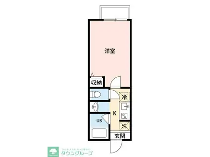 ラパオリーブ(1K/2階)の間取り写真