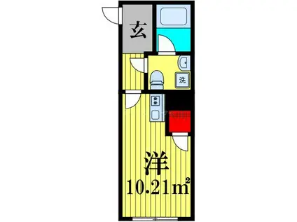 EXENTIA OJI-HONCHO(ワンルーム/4階)の間取り写真