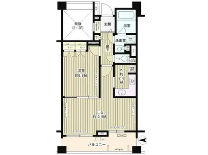 クラッサ成城(1LDK/3階)の間取り写真