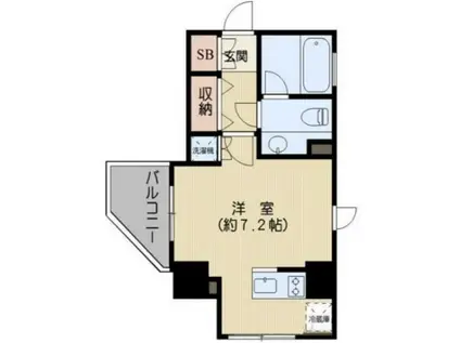 アクロス文京(ワンルーム/5階)の間取り写真