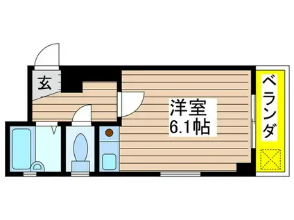 EDO-SAY B・L・D(ワンルーム/3階)の間取り写真