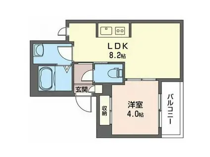 ベル・グランツ金沢八景 A(1LDK/3階)の間取り写真
