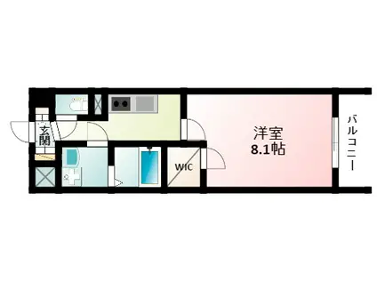 MS COMFORT ESAKA(1K/3階)の間取り写真