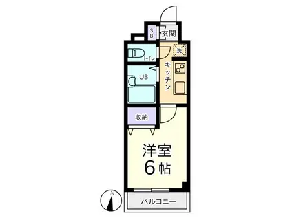 サニーコーポ(2LDK/2階)の間取り写真