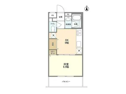 コート・デュール(1LDK/1階)の間取り写真