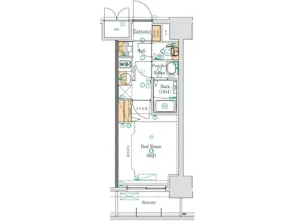 MAXIV大須観音(1K/5階)の間取り写真