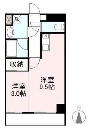 アディオ21(1LDK/2階)の間取り写真