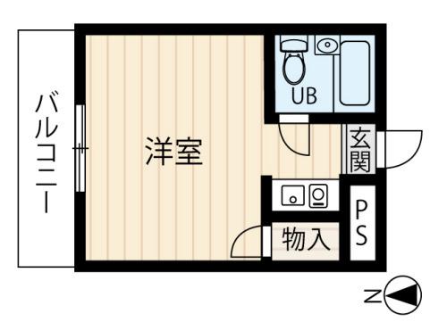 ダイドーメゾン塚口II(1K/4階)の間取り写真
