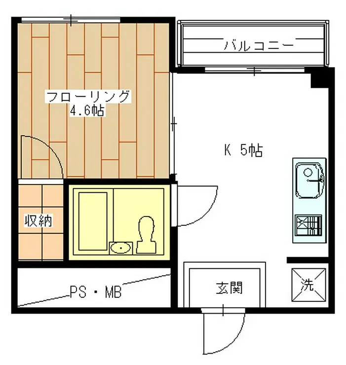 パークハウス三ツ沢 3階階 間取り