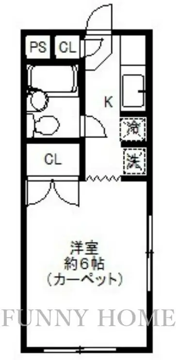 リリエハイム 1階階 間取り