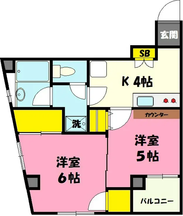 スリーベルズ 3階階 間取り