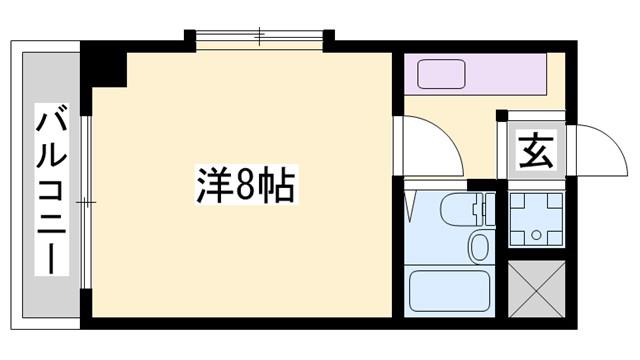 さくらコーポアビックス(1K/2階)の間取り写真