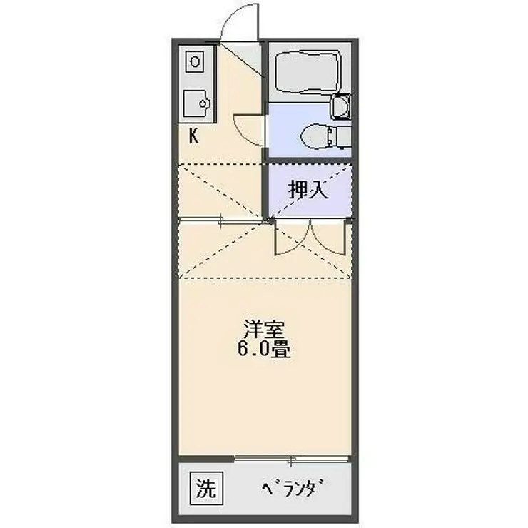 メゾンパレット 1階階 間取り
