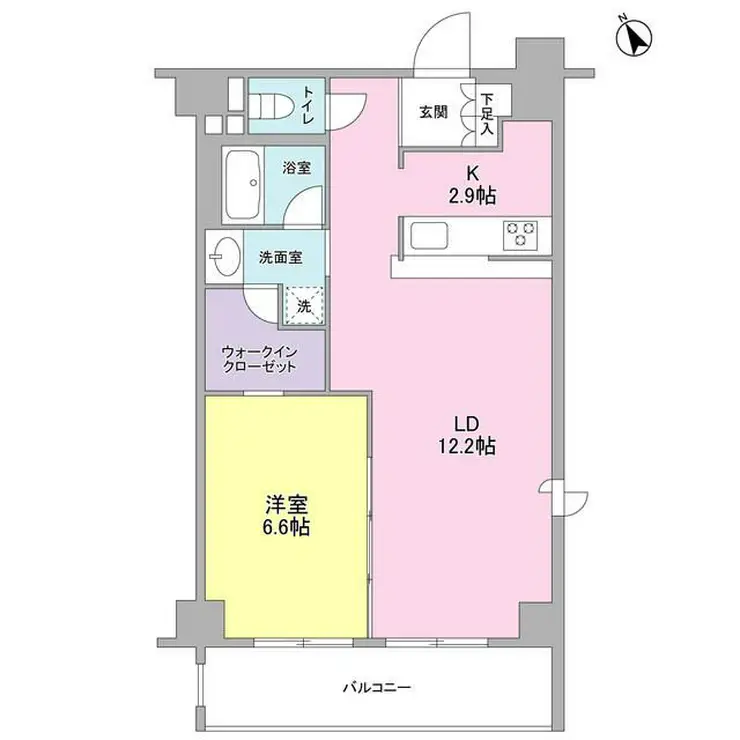 セントラル白楽 3階階 間取り
