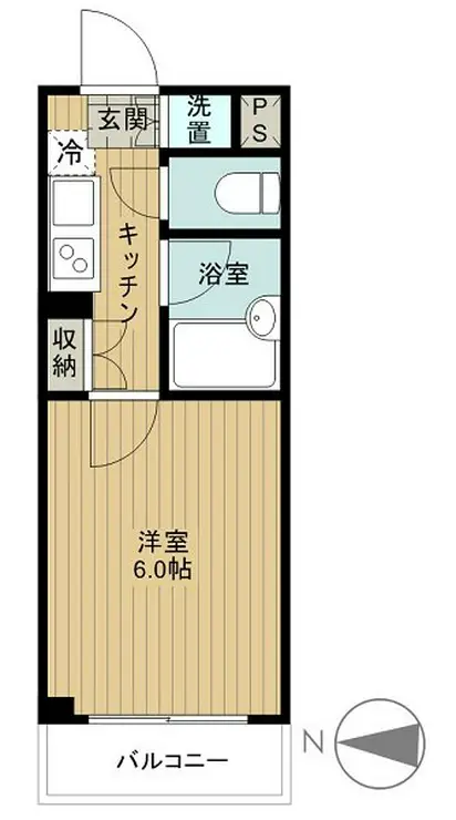 ルーブル中目黒弐番館 3階階 間取り