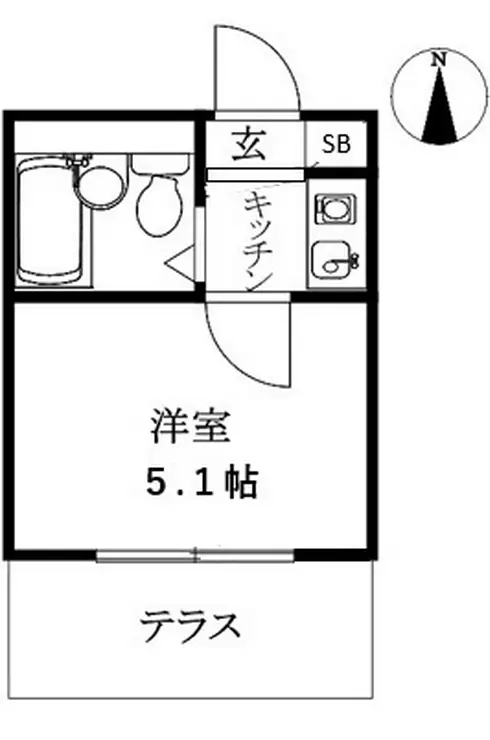 メゾネットスエヒロ 1階階 間取り
