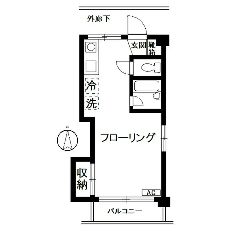 アパルトマンKAI 3階階 間取り