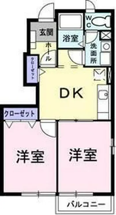 フロント湘南 1階階 間取り