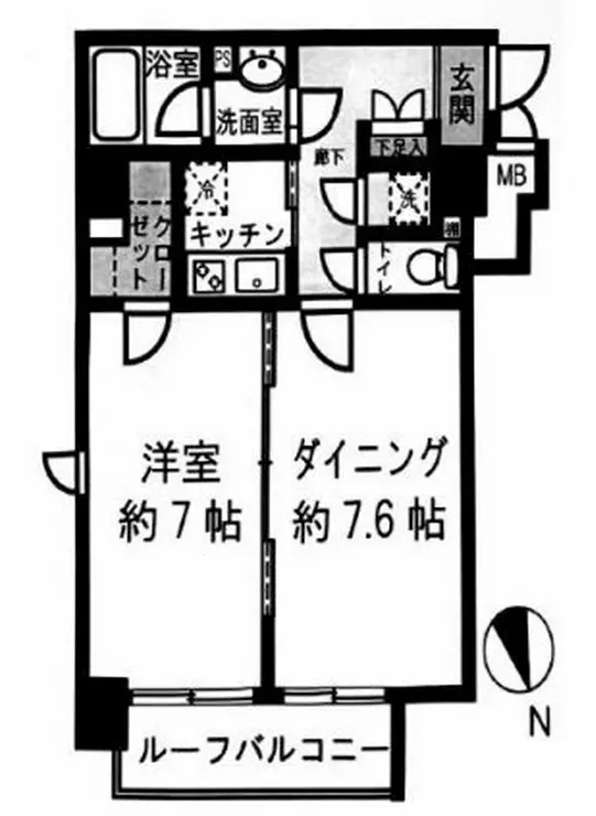 パレステュディオ浜松町 4階階 間取り
